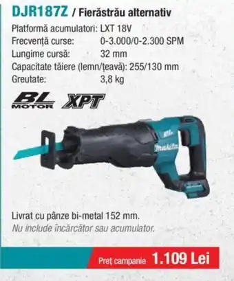DJR187Z/Fierăstrău alternativ