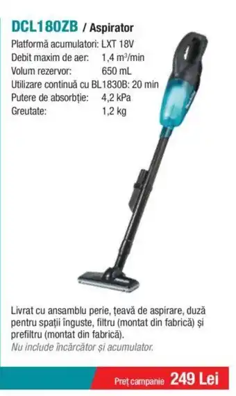 Makita DCL180ZB/Aspirator Ofertă