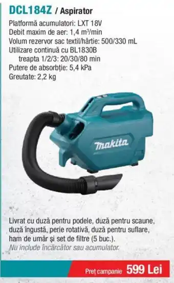 DCL184Z/Aspirator