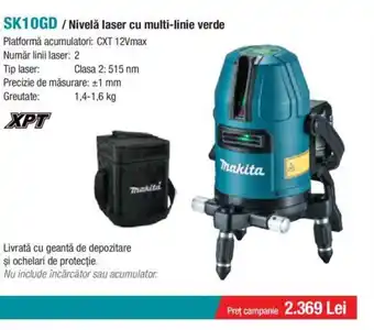 Makita SK10GD/Nivelă laser cu multi-linie verde Ofertă