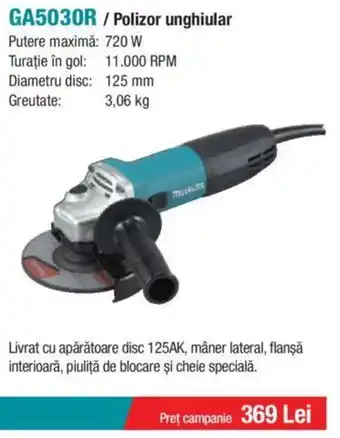 GA5030R/Polizor unghiular