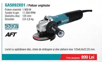 Makita GA5092X01/Polizor unghiular Ofertă