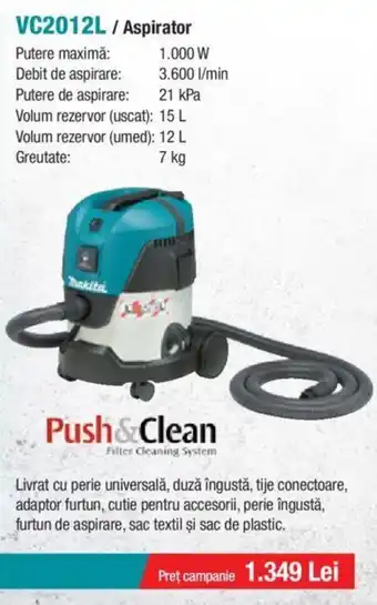 Makita VC2012L/Aspirator Ofertă
