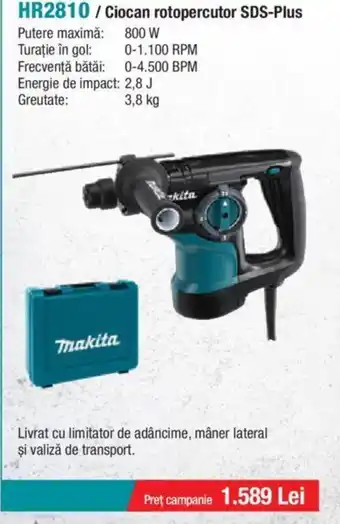 Makita HR2810 / Ciocan rotopercutor SDS-Plus Ofertă