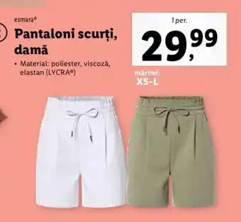 Pantaloni scurţi, damǎ