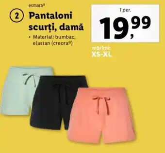 Lidl Pantaloni scurţi, damă Ofertă