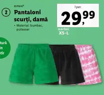 Lidl Pantaloni scurţi, damă Ofertă