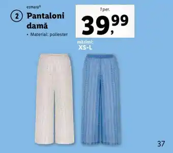Lidl Pantaloni damă Ofertă