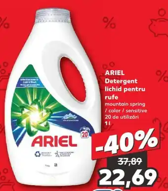 Kaufland ARIEL Detergent lichid pentru rufe Ofertă