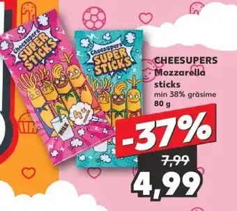 Kaufland CHEESUPERS Mozzarella sticks Ofertă