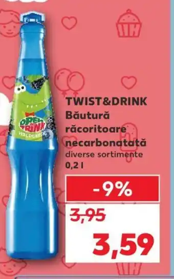 Kaufland TWIST&DRINK Băutură răcoritoare necarbonatată 0.2L Ofertă