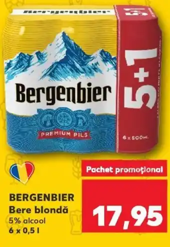 Kaufland BERGENBIER Bere blondă Ofertă