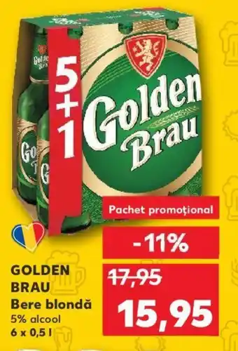 Kaufland GOLDEN BRAU Bere blondă Ofertă