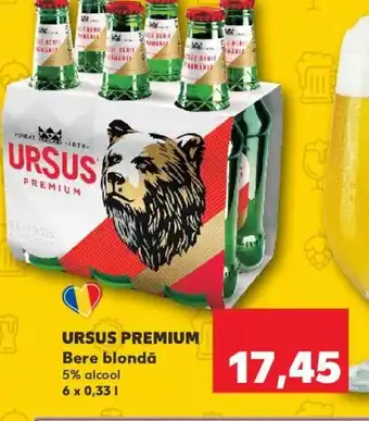 URSUS PREMIUM Bere blondă