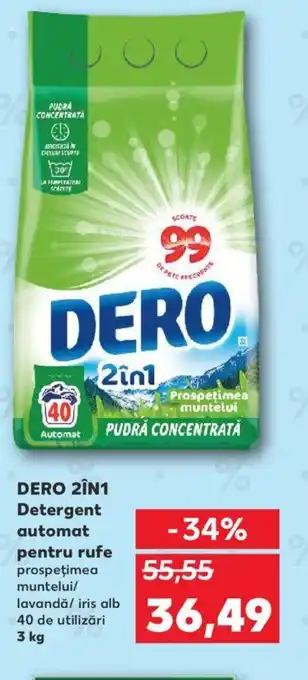 Kaufland DERO 2IN1 Detergent automat pentru rufe Ofertă