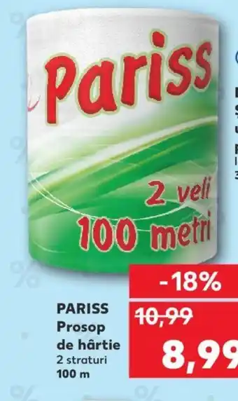 Kaufland PARISS Prosop de hârtie Ofertă