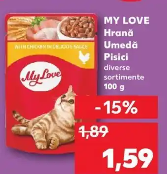 MY LOVE Hrană Umedǎ Pisici