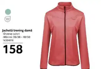Selgros Jachetǎ trening damă Ofertă