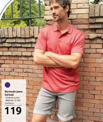 Selgros Bermude jeans bărbați Ofertă