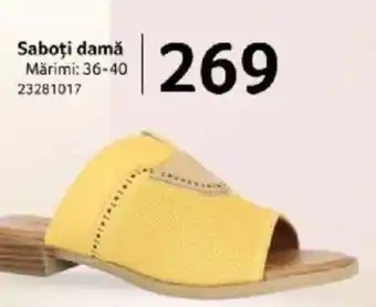 Selgros Saboţi damă Ofertă