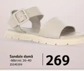 Selgros Sandale damǎ Ofertă