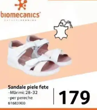 Selgros Sandale piele fete Ofertă