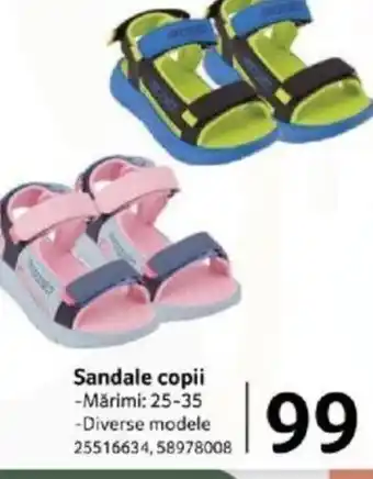 Selgros Sandale copii Ofertă