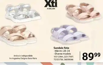 Selgros Sandale fete Ofertă