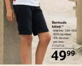Selgros Bermude băieţi Ofertă