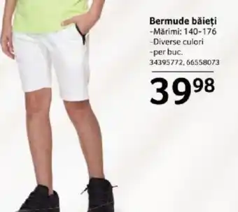 Selgros Bermude băieţi Ofertă