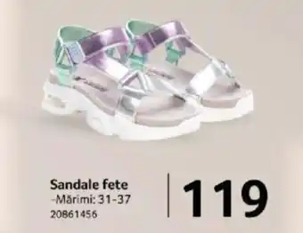 Selgros Sandale fete Ofertă