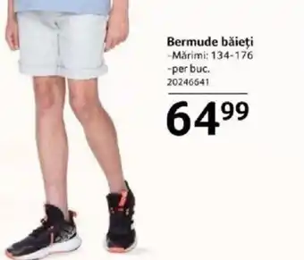 Selgros Bermude băieţi Ofertă