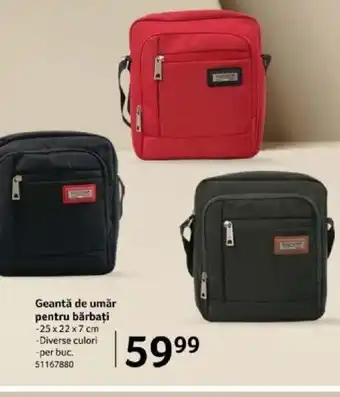 Selgros Geantă de umǎr pentru bărbați Ofertă