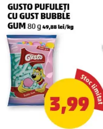 Penny GUSTO PUFULEȚI CU GUST BUBBLE GUM Ofertă