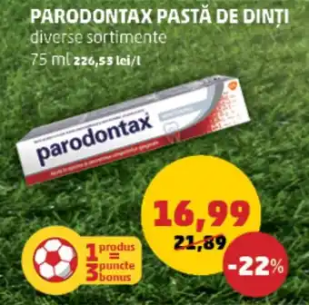 Penny PARODONTAX PASTĂ DE DINȚI Ofertă