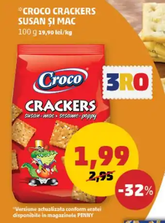 Penny CROCO CRACKERS SUSAN ȘI MAC Ofertă