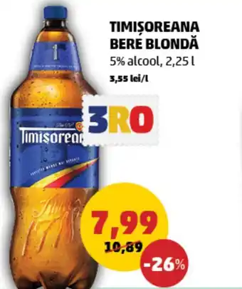 Penny TIMIŞOREANA BERE BLONDĂ 2.25L Ofertă