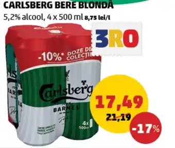 CARLSBERG BERE BLONDĂ