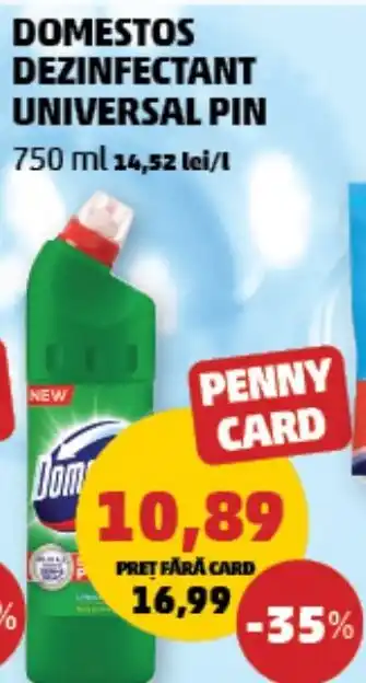 Penny DOMESTOS DEZINFECTANT UNIVERSAL PIN Ofertă