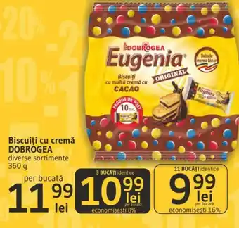 Biscuiți cu cremǎ DOBROGEA