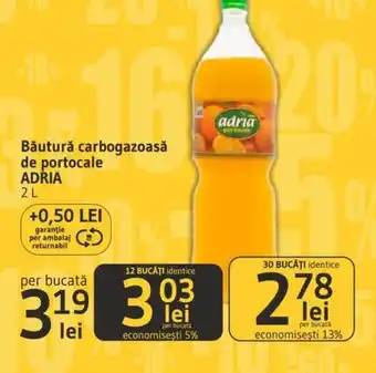 Băutură carbogazoasă de portocale ADRIA 2L