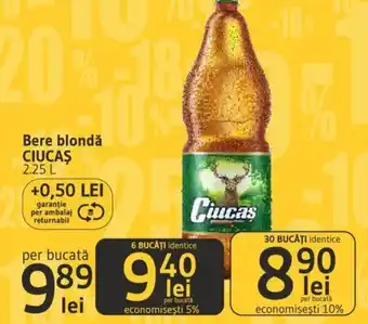 Supeco Bere blondǎ CIUCAȘ 2.25 L Ofertă