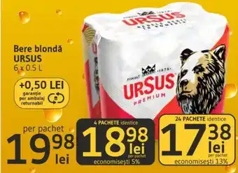 Supeco Bere blondǎ URSUS Ofertă