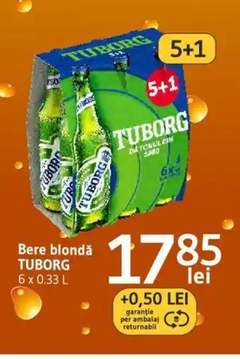 Supeco Bere blondǎ TUBORG Ofertă