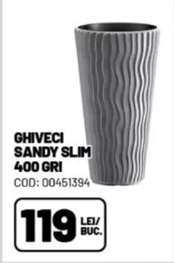 GHIVECI SANDY SLIM 400 GRI