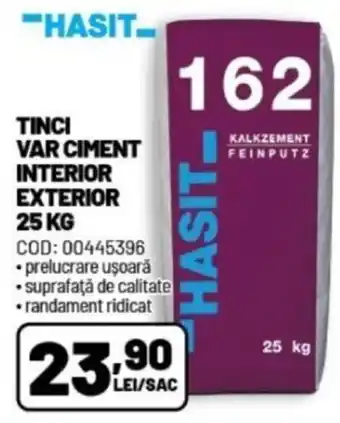 Ambient TINCI VAR CIMENT INTERIOR EXTERIOR 25 KG Ofertă