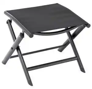 Favi Scaun pliabil din aluminiu, negru Ofertă