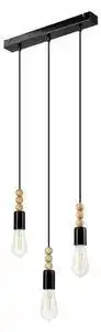 Favi Lustră pe cablu SIMON 3xE27/60W/230V negru Ofertă