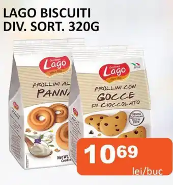 Unicarm LAGO BISCUITI DIV. SORT. 320G Ofertă