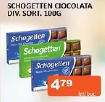 Unicarm SCHOGETTEN CIOCOLATA DIV. SORT. 100G Ofertă
